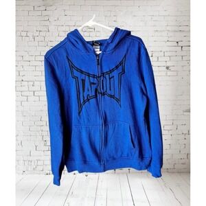 [VINTAGE] Tap Out Blue Boys Large Zippered Hooded Sweatshirt